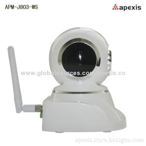 Wireless Smart Home 3x Zoom and PTZ Security IP Camera, PTZ/Wi-Fi/Free DDNS, Plug-and-play Function